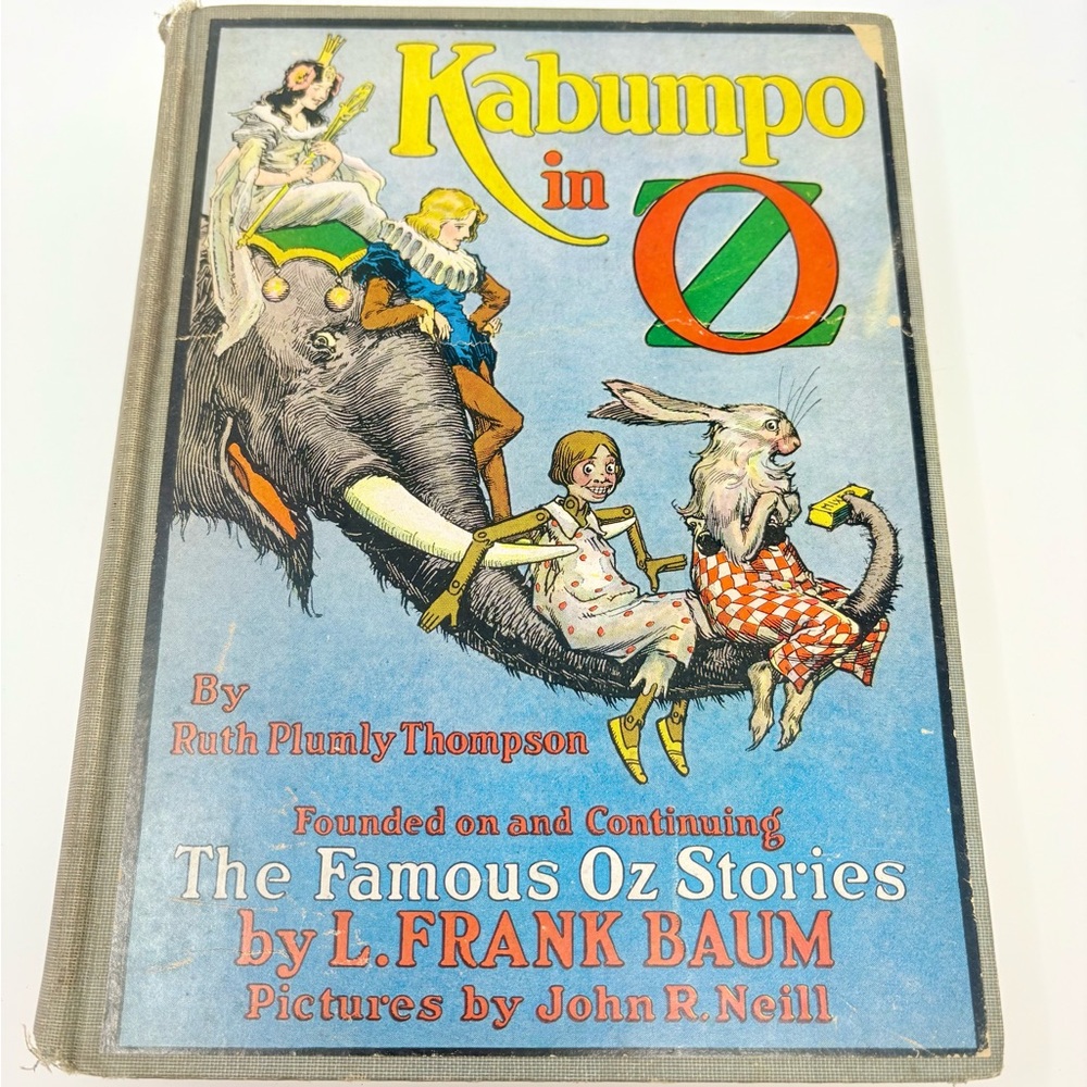 Antique Original Kabumpo In Oz Copyright 1922 L. Frank Baum HC